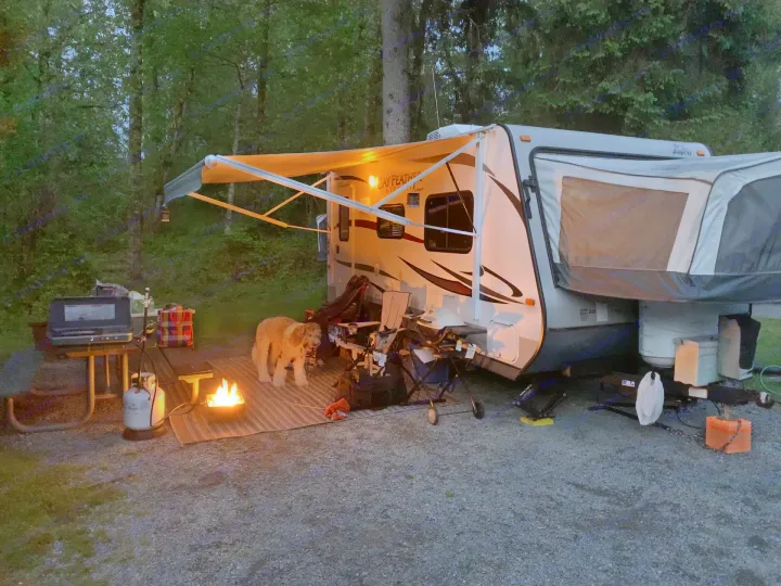The Night View. Jayco Jay Feather Ultra Lite 2013