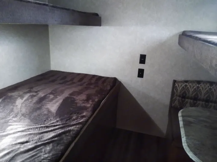 Rear bunkhouse, four beds. Coachmen Catalina 2017