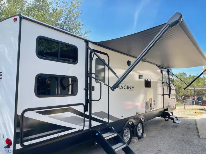 Exterior with awning extended. Grand Design Other 2022