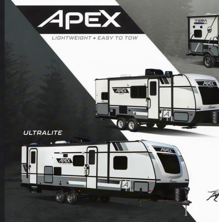 Explore Apex RV rental options: See lightweight Nano, Ultralite, and Tera campers, easy to tow for adventures.. Coachmen Apex 2022