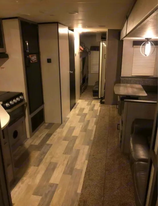 Kitchen/dining area. . Heartland RVs Mallard 2020