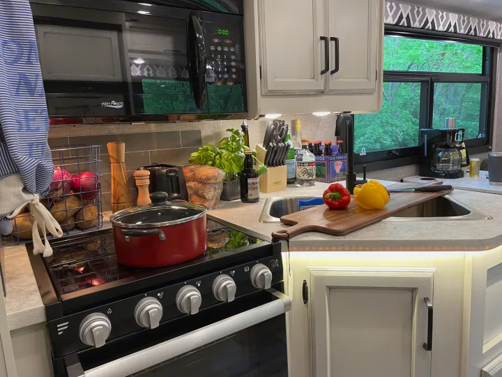 Spacious Kitchen, . Entegra Coach Odyssey 2023