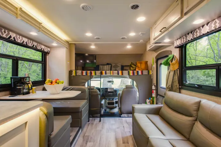 Tons of space inside . Entegra Coach Odyssey 2023