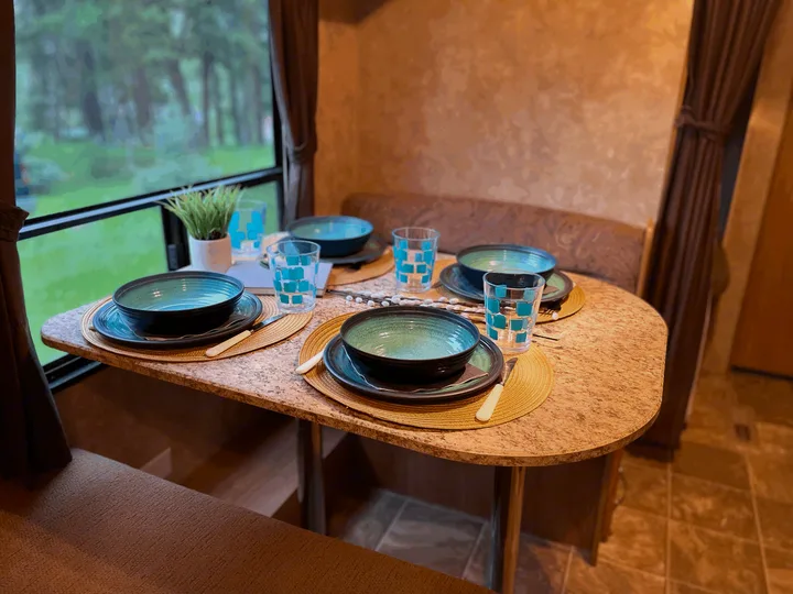 Fully stocked kitchen with cooking & dining ware.. Jayco Jay Flight 2009