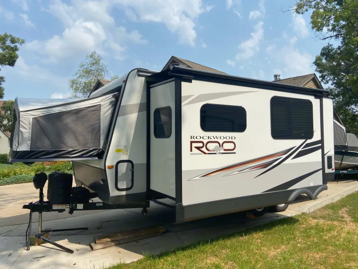 Entire living is a push out . Forest River Rockwood Roo 2021