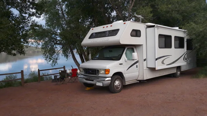 With the slide out. Four Winds Four Winds Motorhome 2004