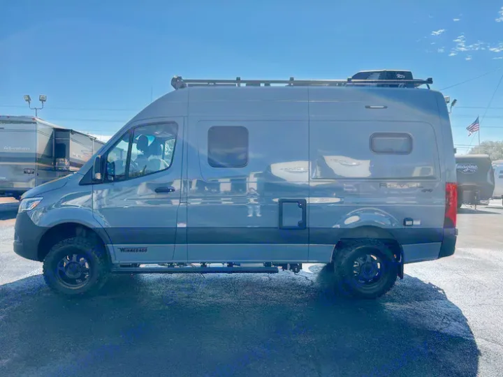 Gray Winnebago Revel 4x4 camper van, perfect for your next RV rental adventure.. Winnebago Revel 2022