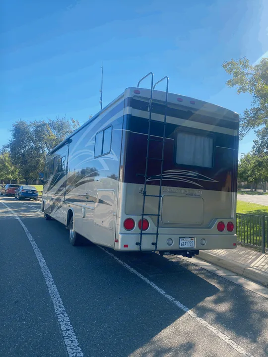 Experience RV rental: A Georgetown motorhome parked on a sunny day, ready for California travels.. Forest River Georgetown 2011