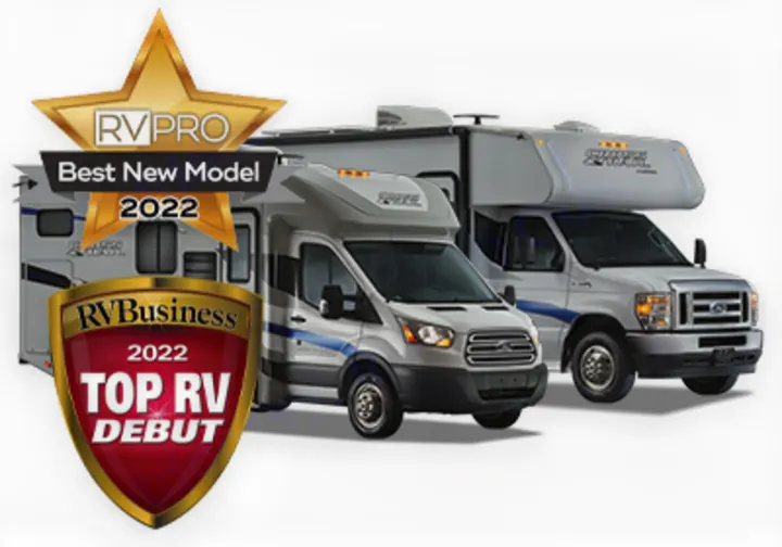 Two award-winning 2022 RVs / motorhomes: Best New Model & Top RV Debut. Great for your next rv rental.. Forest River Coachmen Cross Trail XL 2022