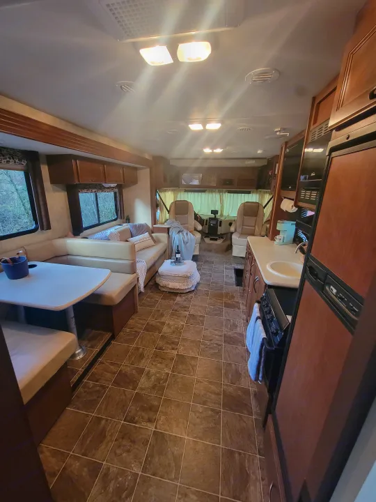 View of the galley from Master bedroom entrance . 2014 Ace 2014