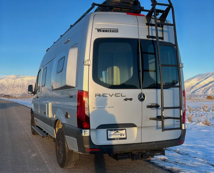 Winnebago Revel 4x4 Sprinter RV for your next rv rental, ready for snowy mountain adventures.. Winnebago Revel 2020