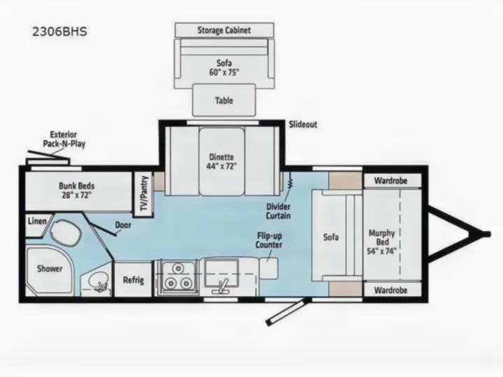 Winnebago Micro Minnie 2306BHS 2022