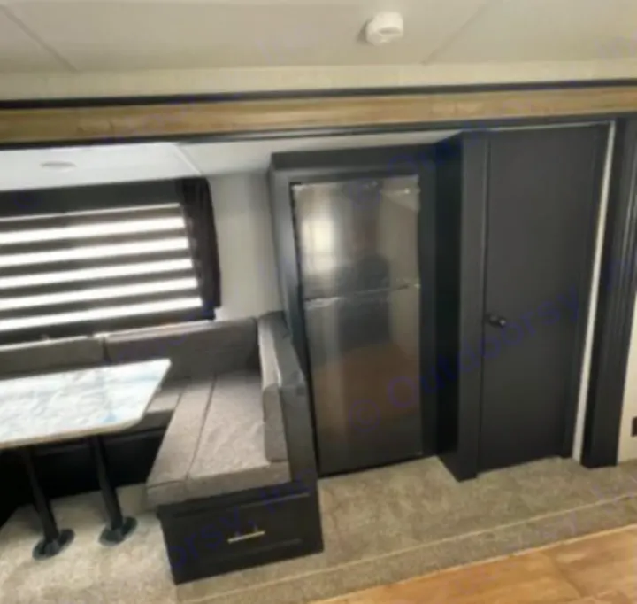 Full Pantry and large fridge with freezer!!. Forest River Cherokee 2022