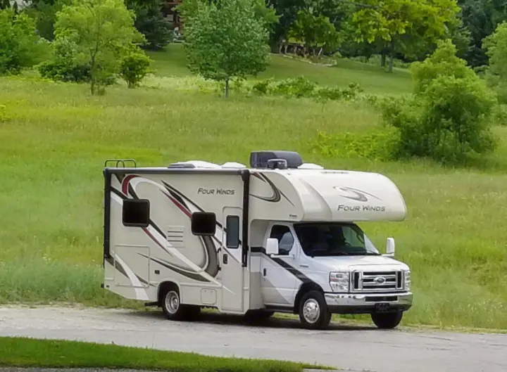 Just out enjoying the wineries in Traverse City, Michigan!. Thor Motor Coach Four Winds 2020