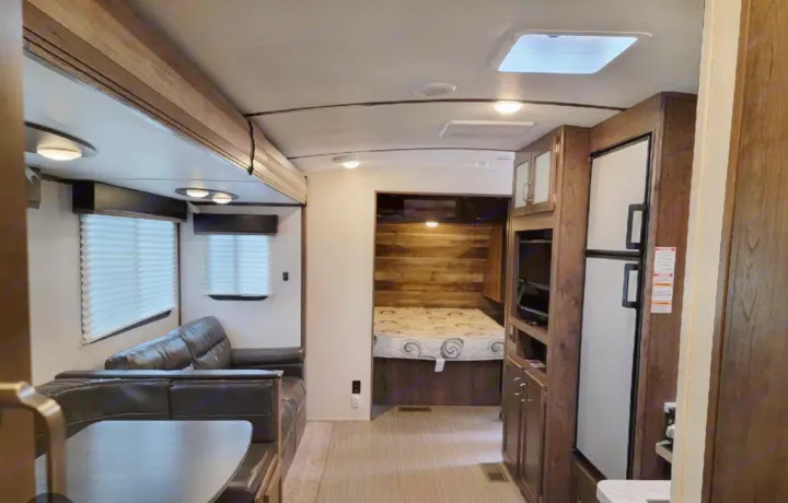 Kitchen living area. Keystone Passport 2021
