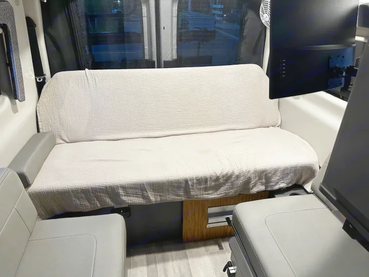 Sofa folds into a bed (queen size) . Thor Tranquility 2023