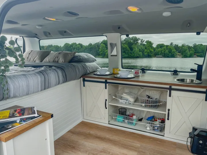 Beautiful modern farmhouse interior. Ford Ford E350 2012