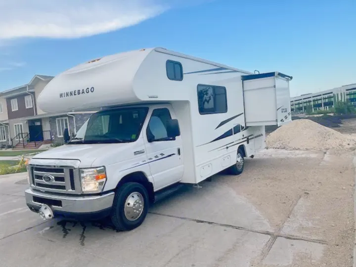 unit with slide out bedroom

. Winnebago Outlook 2019