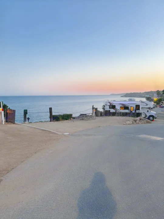 Experience a breathtaking ocean sunset from a Four Winds RV. Imagine this view for your next rv rental adventure at the coast!. Thor Four Winds 2020