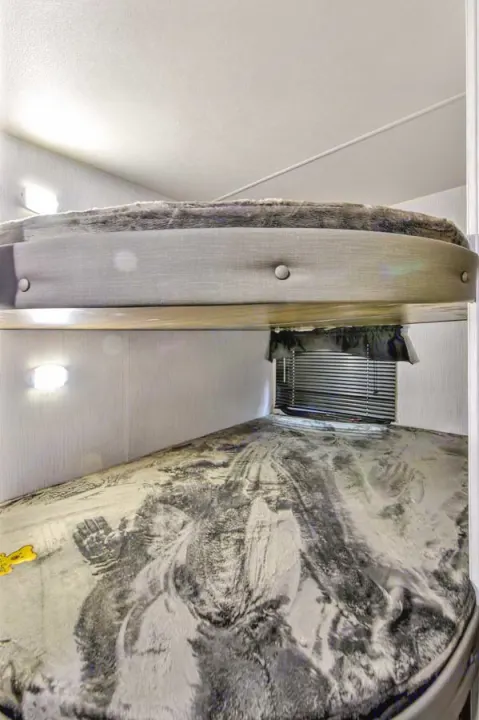 Full sized bunk beds.. Heartland RVs Pioneer 2023