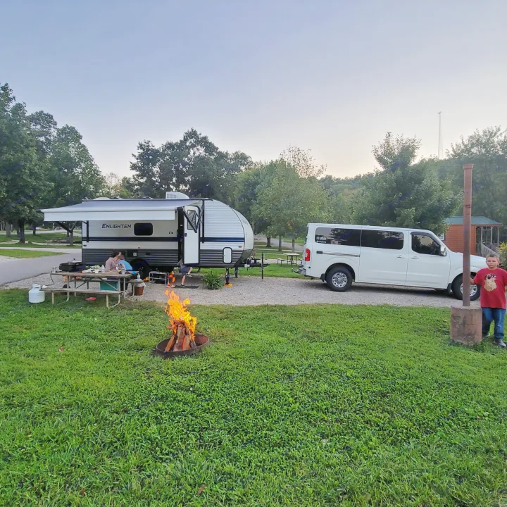 Yogi bear lane, includes shot of the GRILL top available for use. . Gulf Stream Enlighten 2021