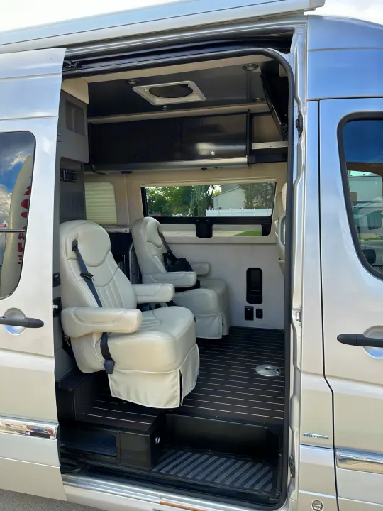 Luxury captains chairs to enjoy the views from. Airstream Interstate 2014