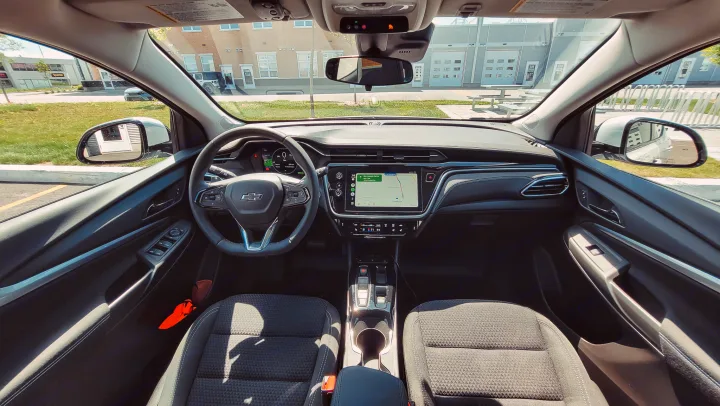 Visually, it's a modern Chevrolet car interior, detailed with a large navigation screen. Perfect for a drive before your RV rental adventure.. Chevrolet Other 2023