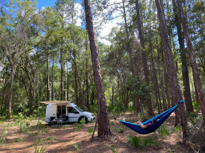 You can rent Coquito and get a piece of heaven by the Ocala National Forest to stay off grid. . Ford Transit 2013
