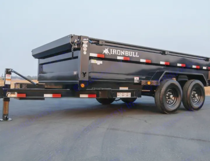 Though not an RV rental, this black IronBull dump trailer is perfect for construction and heavy hauling equipment.. Iron Bull 7x14 Dump Trailer 2022