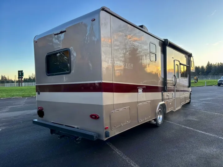 Spacious Forest River rv rental motorhome parked on asphalt, ideal for travel & camping adventures.. Forester Forester Motorhome 2020