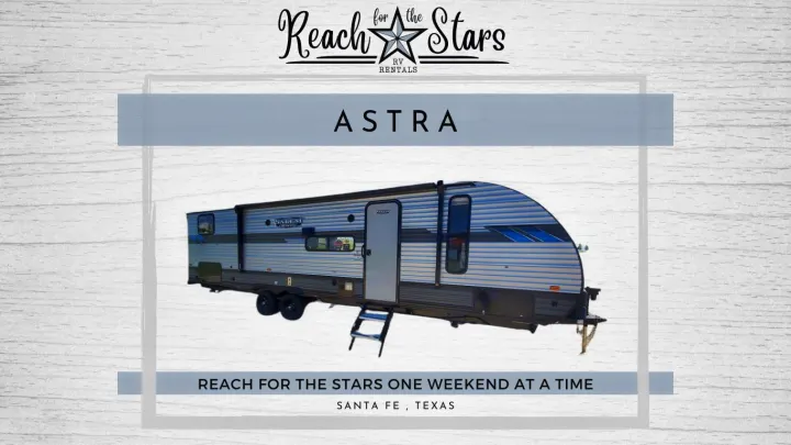 Meet Astra, a sleek travel trailer from Reach for the Stars RV Rentals, located in Santa Fe, TX, ideal for weekend trips.. Forest River Salem Cruise Lite 2021
