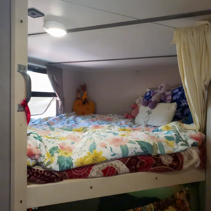Top Bunk Bed. Minnie Minnie Trailer 2018