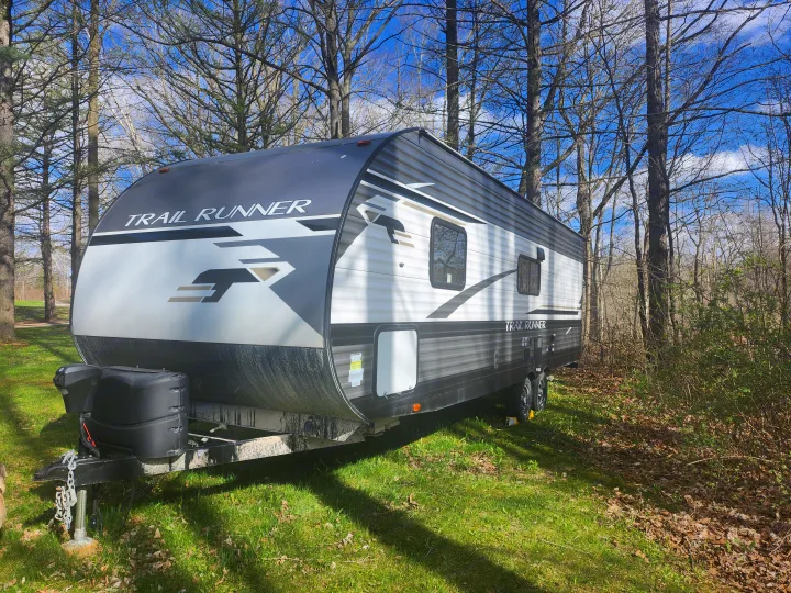 Ready for adventure? This Trail Runner travel trailer is an ideal rv rental for serene camping amidst the trees.. Heartland RVs Trail Runner 2022