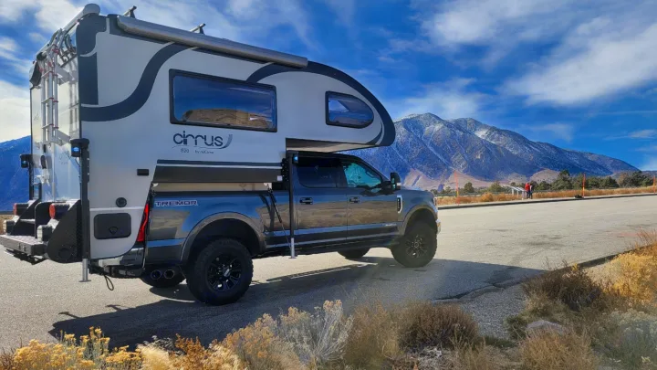 Explore with this Ford Tremor truck and Cirrus 820 truck camper. An ideal rv rental for mountain adventures!. Ford F350 Diesel Double Cab 2020