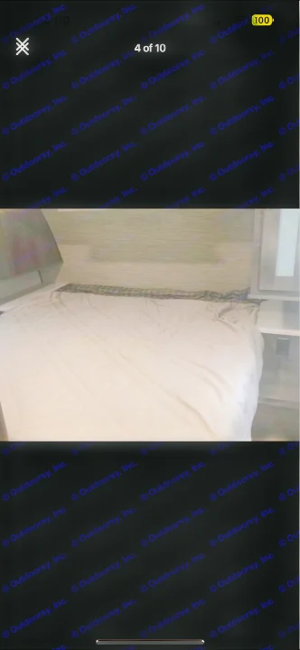 RV rental: Clean, light-colored quilted bed and built-in storage in a well-maintained RV interior.. Cruiser RV MPG Ultra Lite 2019