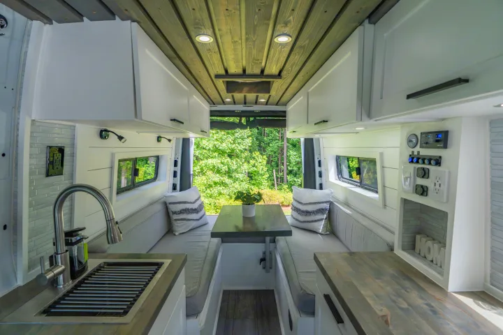 Camper seats and sleeps two adventurers! . Mercedes-Benz Sprinter 2020