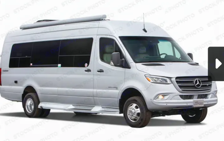 A sleek silver Coachmen Galleria camper van, perfect for your next RV rental adventure or road trip.. Coachmen Galleria Li 3 (24Q) 2021