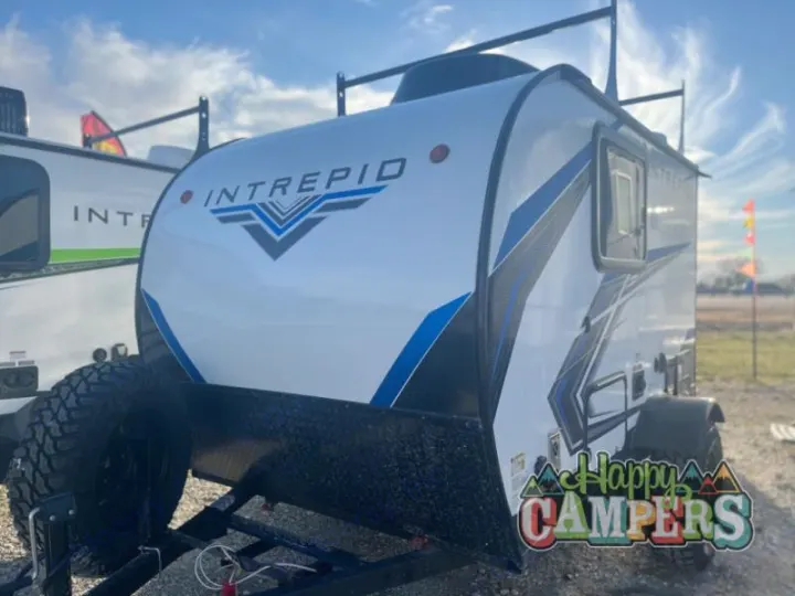 Explore the outdoors with this off-road Intrepid travel trailer, ideal for your next RV rental.. Riverside RV Intrepid 2023