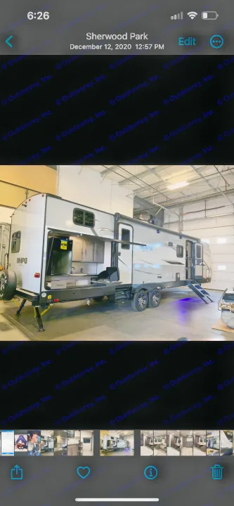 This MPG Ultra-Lite travel trailer RV rental boasts a full outdoor kitchen with fridge, sink, and grill.. Cruiser RV MPG Ultra Lite 2021