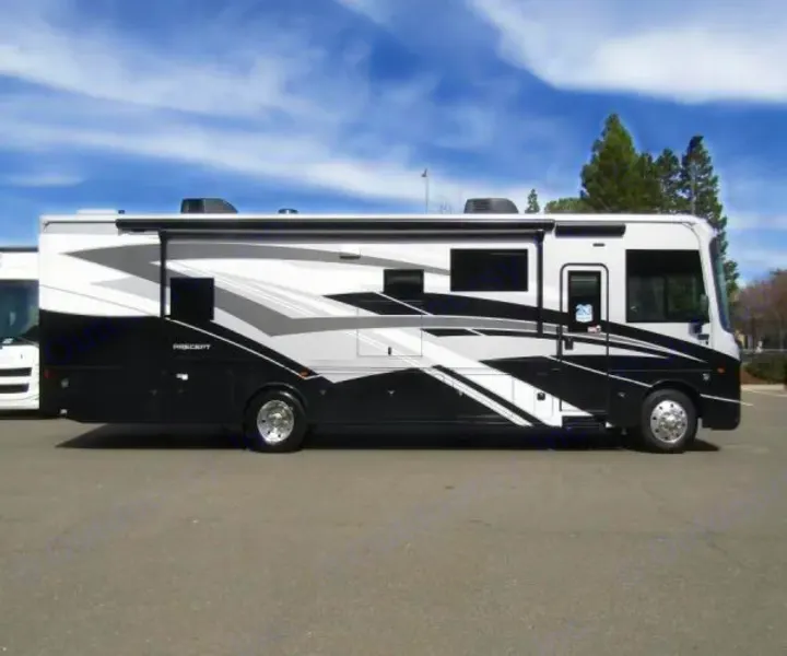 This large, black and white Class A RV is ready for your next adventure. Explore motorhome travel with our rv rental options.. Jayco Precept 2025
