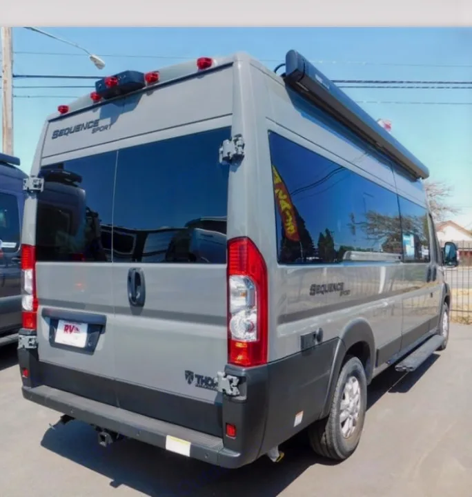 This gray Thor Motor Coach Sequence Sport RV van is ideal for your next rv rental adventure or compact road trip.. thor Sequence 2026
