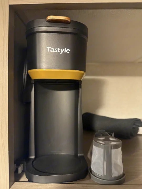 Tastyle single-serve coffee maker with reusable filter, perfect for your RV rental adventures.. Keystone RV Hideout Sport 2025
