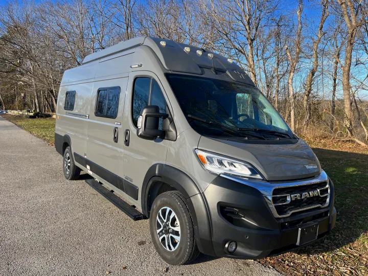 This modern gray Thor Motor Coach Ram ProMaster camper van is ready for your next rv rental adventure.. Winnebago Solis 2025