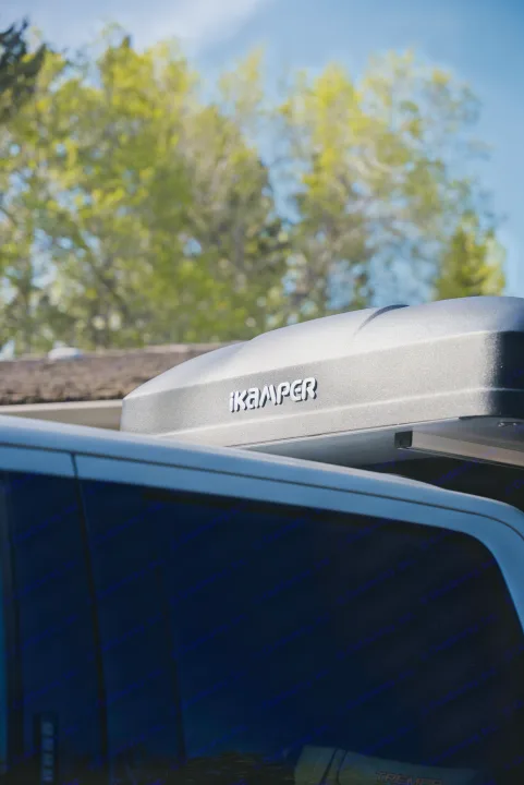An iKamper rooftop tent on a vehicle, perfect for your RV rental adventure & camping trip.. Ford Ford F150 2026