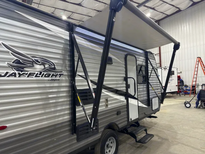 This Jayco Jay Flight travel trailer with an extended awning is ready for your next rv rental adventure.. Jayco Jay Flight SLX 2021
