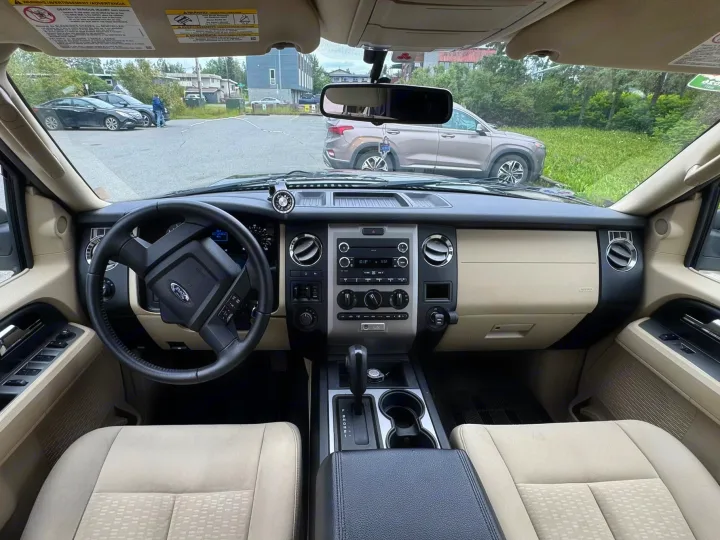 Dashboard and interior of a Ford SUV, ready for travel. Great for scouting locations for your next RV rental adventure.. Ford Explorer 2016