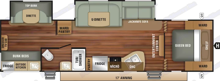 Floorplan. Starcraft Autumn Ridge 2018