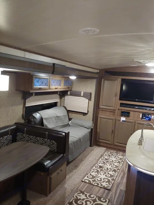 Pets Welcome - Reversible Couch Cover to protect the couch while your furry family member relaxes. Cruiser Rv Corp Fun Finder 2017