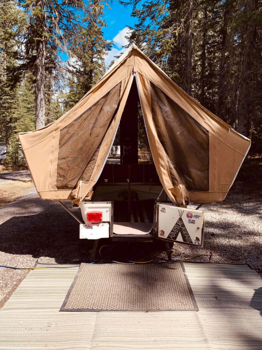 Small Used Tent Campers Pop Up Tent Trailer For Sale (Shop New