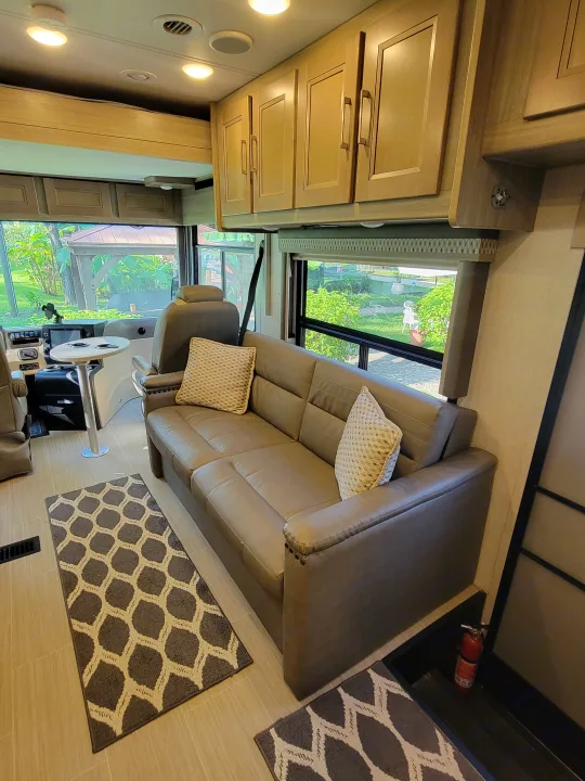 Located in the dining area, the sofa sleeper is an added bonus!. Coachmen Other 2020